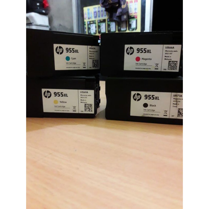 JUAL CATRIDGE TINTA BEKAS TIPE 955XL KONDISI BEKAS ORI