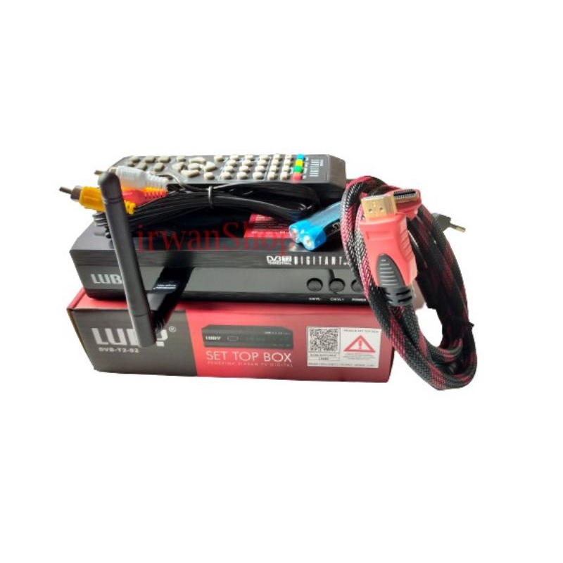 set top box luby dvb t2 02   stb luby 02 penangkap siaran digital