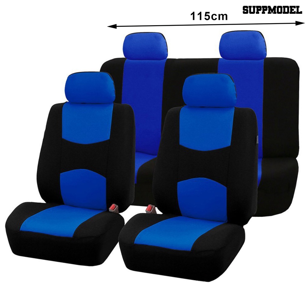 Suppmodel 9Pcs / Set Bantalan Pelindung Rem Bahan Kain Lembut Elastis Untuk Jok Mobil SUV