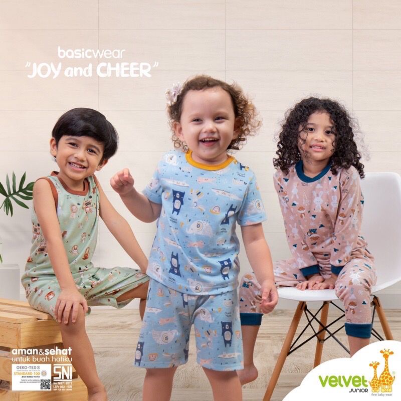 Jumper SEGITIGA Pendek Velvet Newborn VIBRANT / ARTIC/ COURAGE / PARADE OF JOY / ARUCHI LIBBY / GORILLUX S M L Bahan Halus