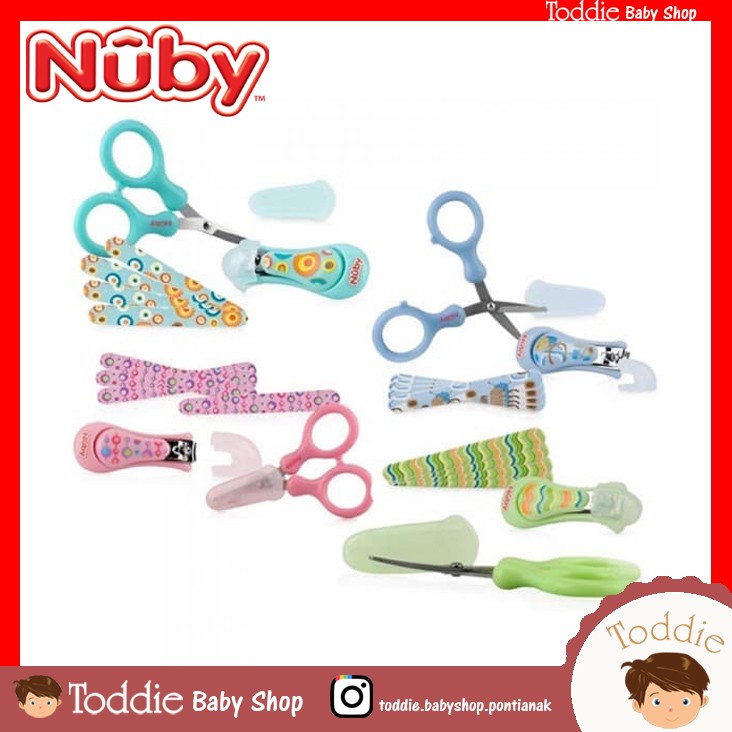 

Nuby Groom Set Clip Scissors (Assorted Colour)