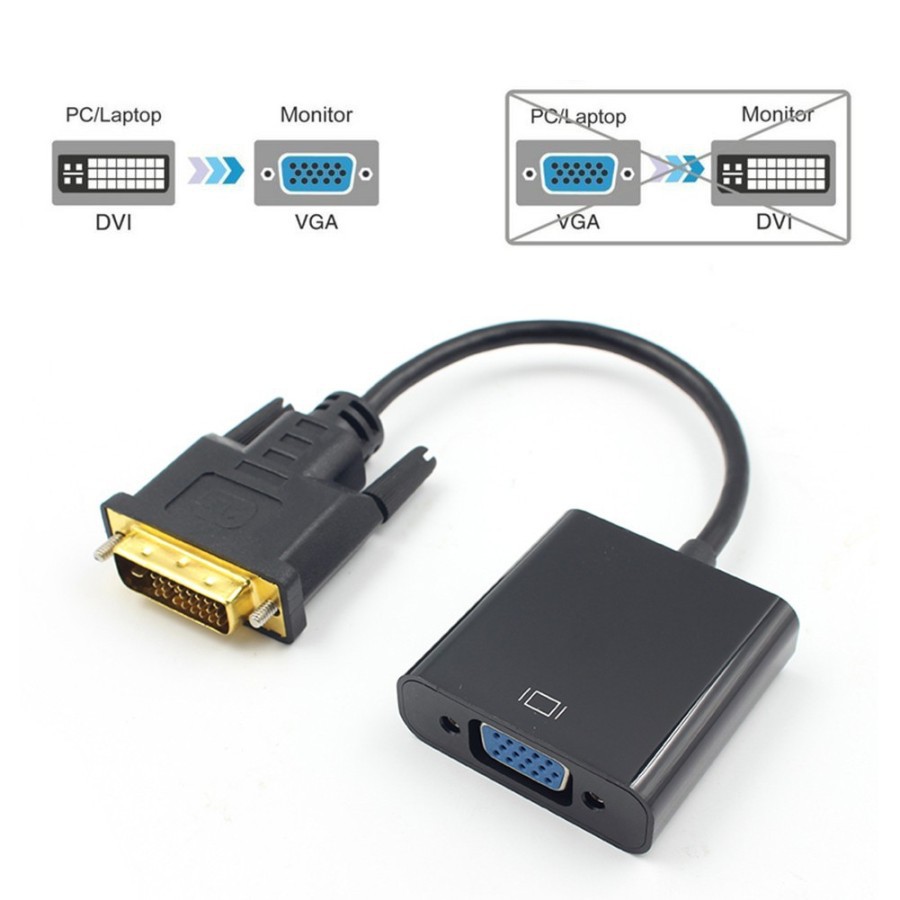 Kabel Connector Converter DVI 24+1 to VGA