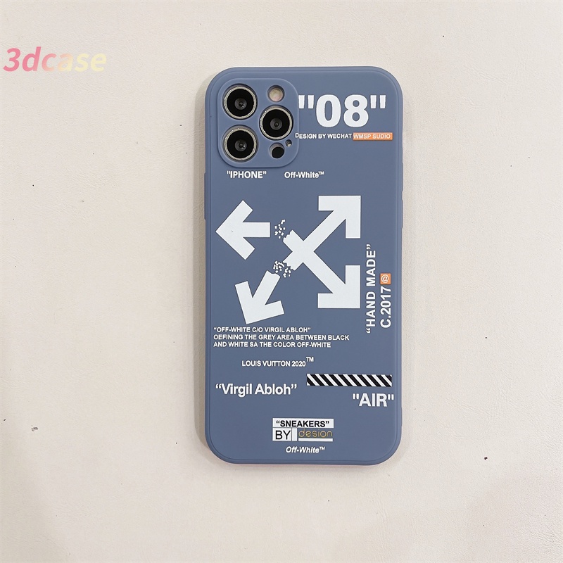 Case Xiaomi Redmi POCO C3 X3 NFC X3 PRO M3 Redmi 9 9C NFC 9A 9i 9T 9AT 9 PRO Power 10X POCO M2 PRO Redmi Note 9 8 10 10S 9 PRO MAX 9S A16 A7 A5S A15 Y12 Y20 The New Pretty Street Fashion Off White Silicone Case