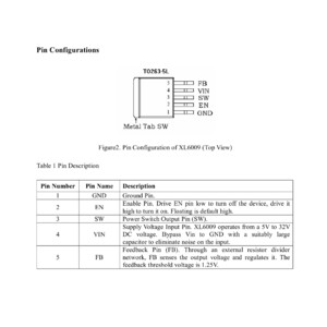 XL6009 Chip XL6009E1 60V 4A DC DC Buck Boost Converter Step Up Down