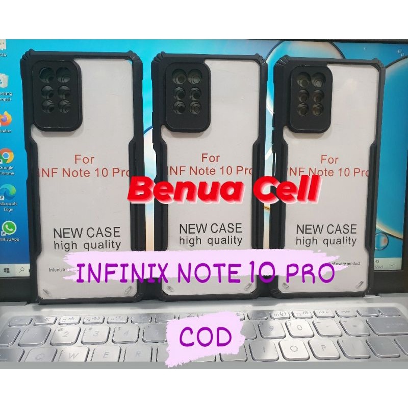 CASE INFINIX NOTE 10 PRO - SOFCASE SHOCKROOP INFINIX NOTE 10 PRO