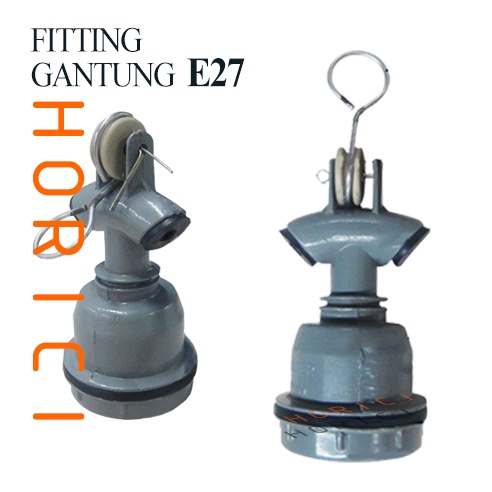 FITING LAMPU GANTING OUTDOOR / KABEL POWER /Fiting Lampu wd e-27/fiting gantung e-27/fiting jalan