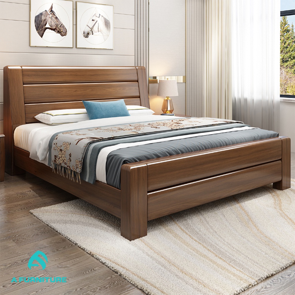 Pusat Grosir Afurniture Tempat Tidur Dipan Ranjang Simple Minimalis Kayu Mahoni Solid Mewah Furniture Jepara d1E8LWTMrAED7