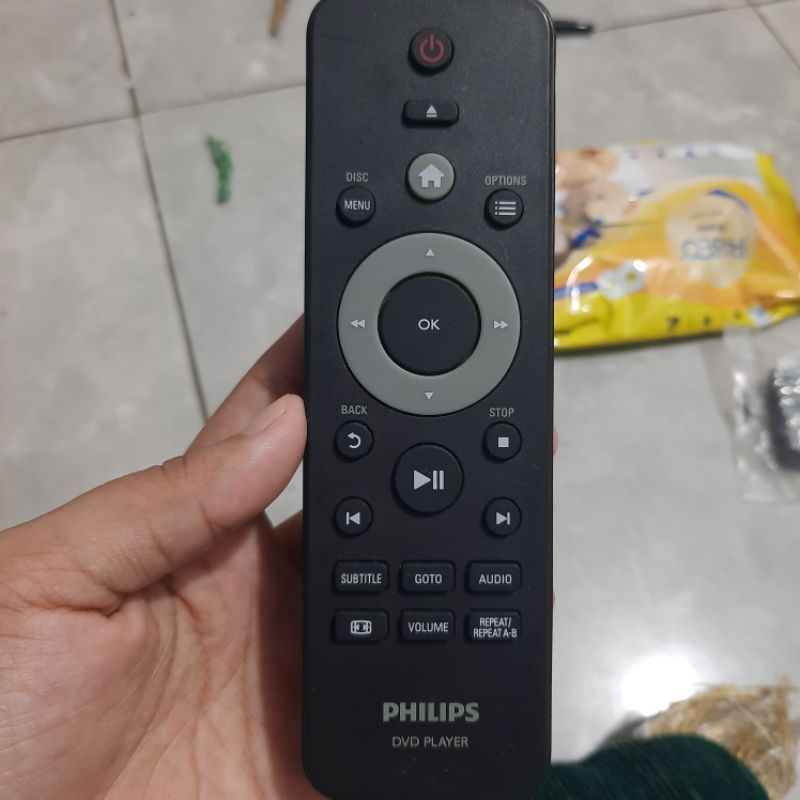 REMOTE REMOT DVD PLAYER PHILIPS ORIGINAL ASLI