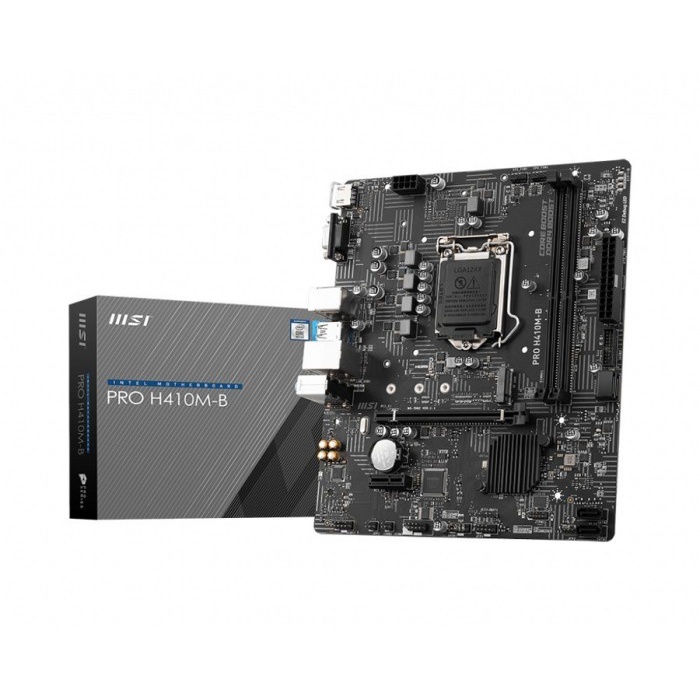 Motherboard MSI H410M-B PRO (LGA1200, H410, DDR4, USB3.2, SATA3)