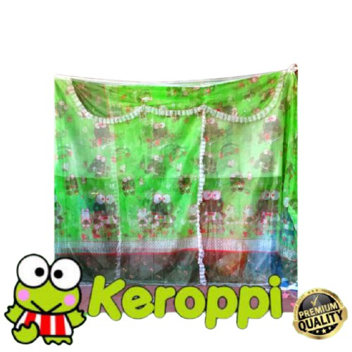 kelambu tidur kelambu nyamuk kolambu kotak motif keropi