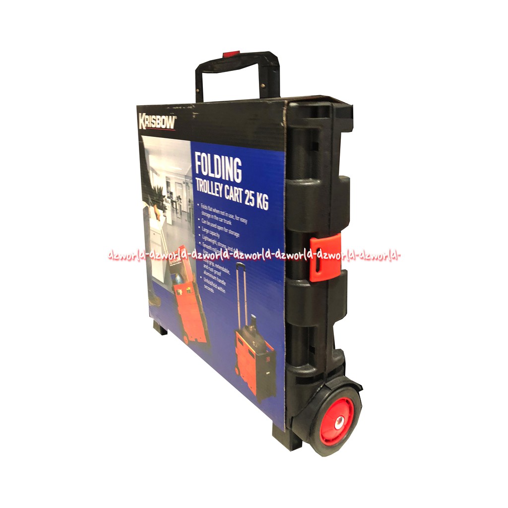 Maxbuilt Folding Trolley Cart 25 Kg Troli Dorong Keranjang Barang Lipat Max Built Trolly Troli Lipat Folding Foadable