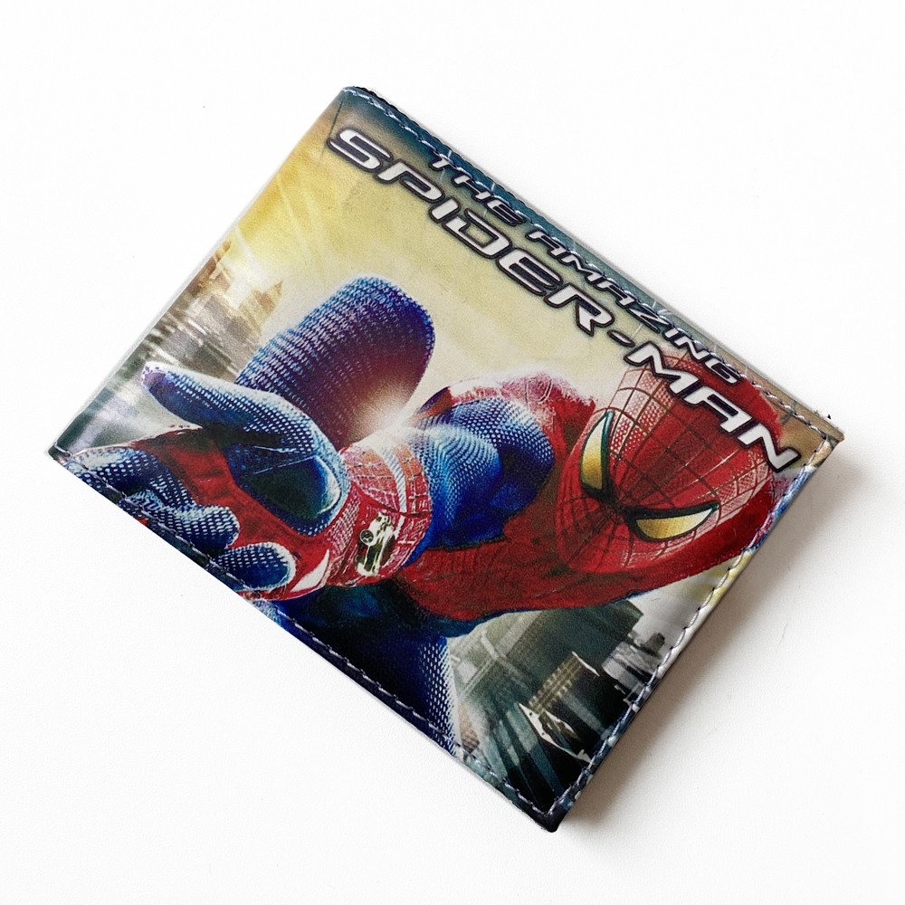 SHOPEE 6.6 SUPER SALE!! Dompet Anak Laki Laki Dompet Karakter Spiderman Sp-902 Kulit Sintetis Terbaru+BOX