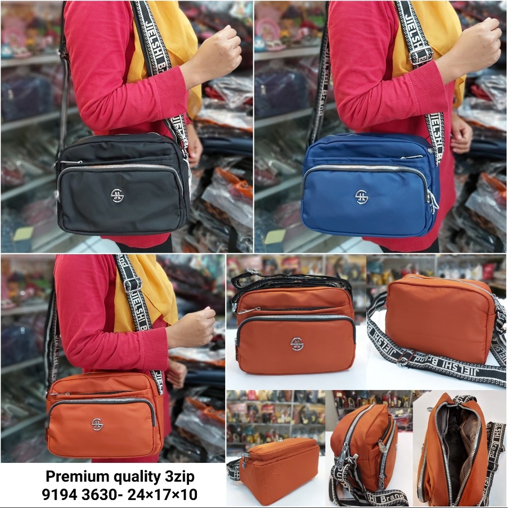 Tas selempang harian casual outdoor wanita