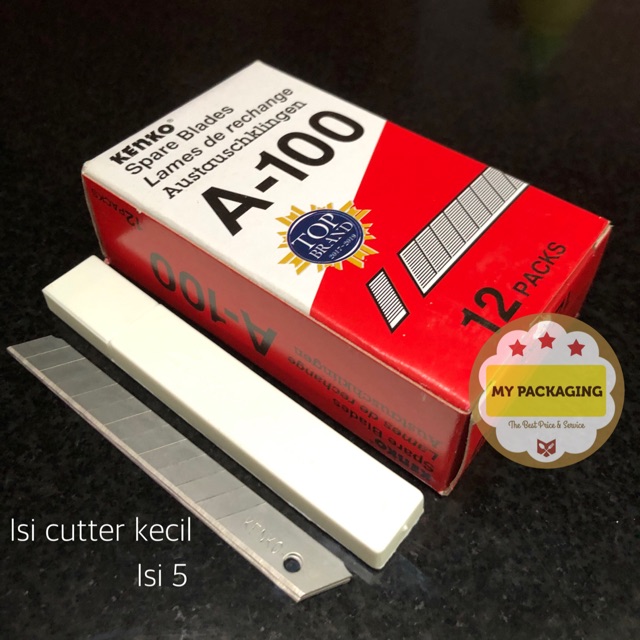 

ISI Cutter Kecil KENKO K-200 / ISI CUTTER A-100 (5pcs)