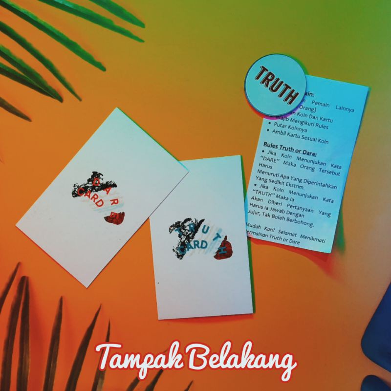 Bonus Aplikasi Premium Kartu Permainan Truth Or Dare Vol 1 99 Ori Bahasa Indonesia Shopee Indonesia