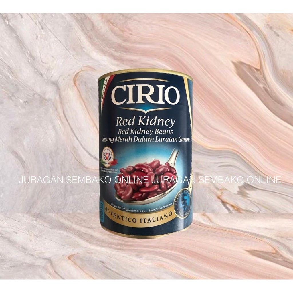 Cirio RED KIDNEY BEANS 400gr / Kacang Merah Dalam Larutan Garam