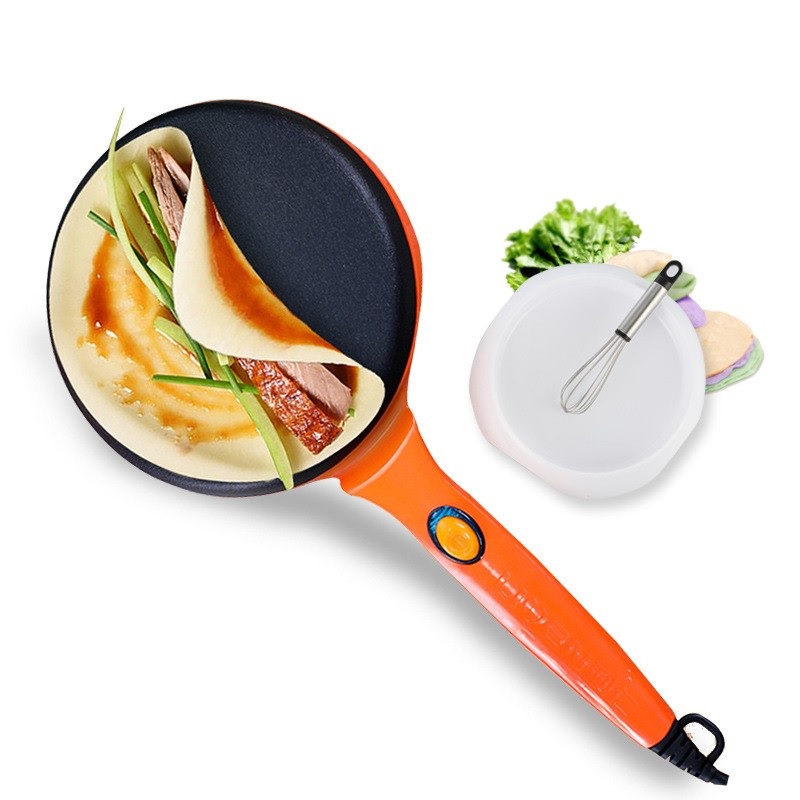 LIVEN BC-411A -Thin Pancake Baking Non-Stick Pan - Alat Pembuat Crepe Dadar Gulung Praktis 600W