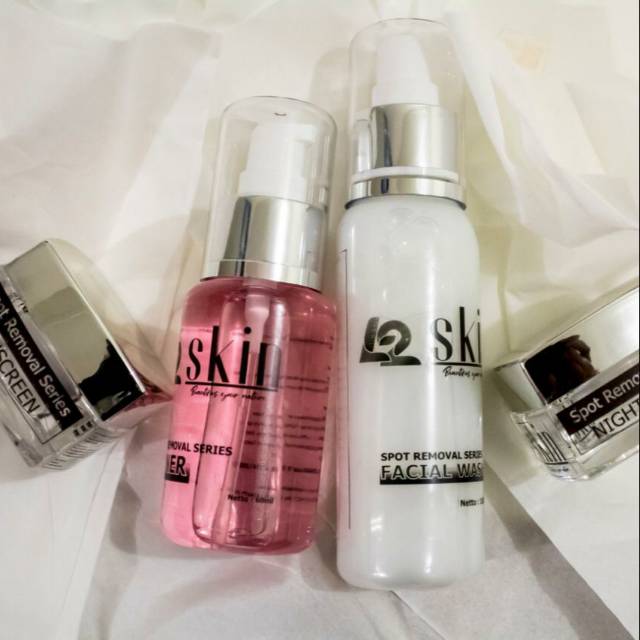 Paket skincare L2skin utk flek hitam jadi hilang m