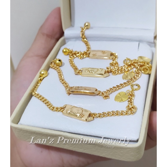 Gelang Rantai Medan Anak Titanium ( Random )