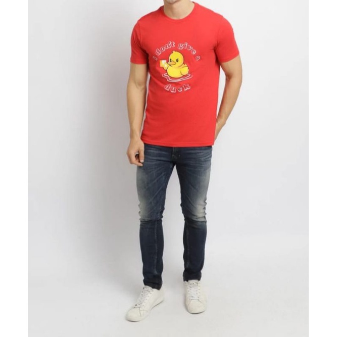 Kaos pria poshboy original size L/XL-warna merah