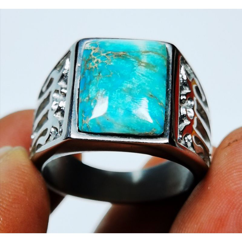 Batu akik natural pirus persia