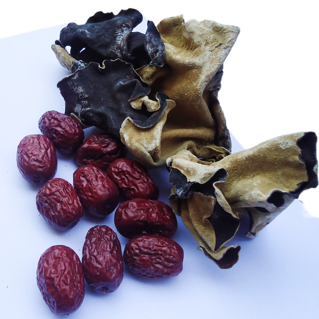 JAMUR HITAM PUTIH - KURMA CINA - ANGCO obat jantung koroner - kolesterol herbal manjur