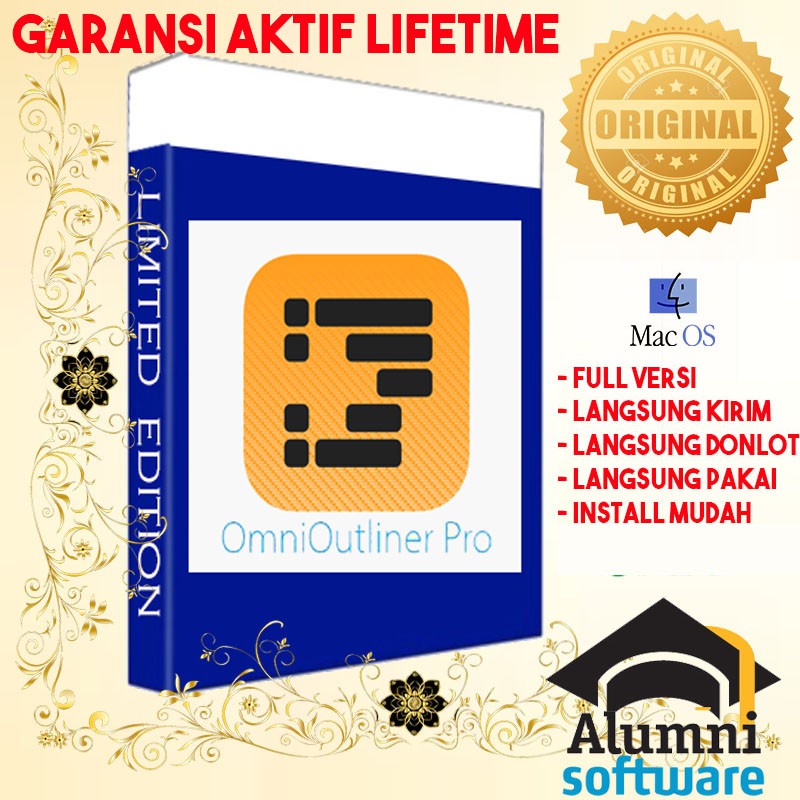 [FULL VERSION] OmniOutliner PRO Mac Utility - GARANSI AKTIVASI