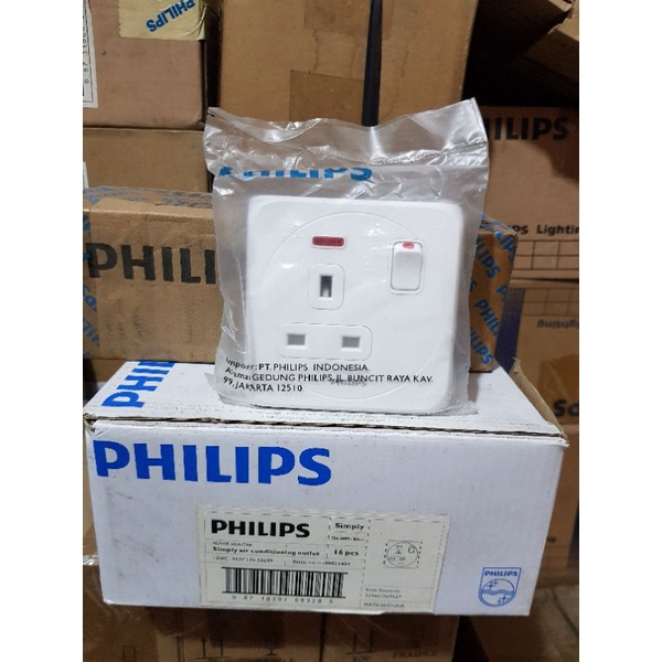 Stop kontak AC philips simply