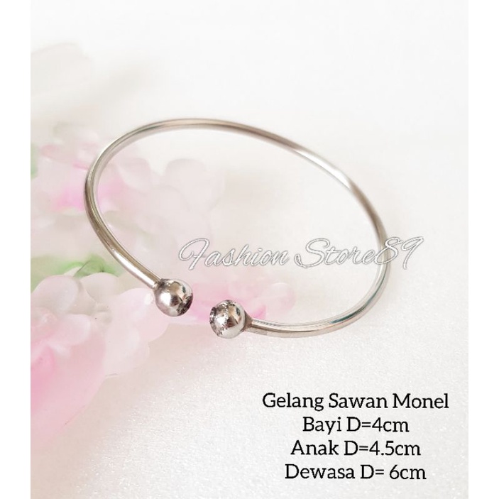 Gelang Anak gelang Bayi Sawan Antikarat untuk bayi gelang bayi gelang sawan Anak Dewasa monel antikarat import