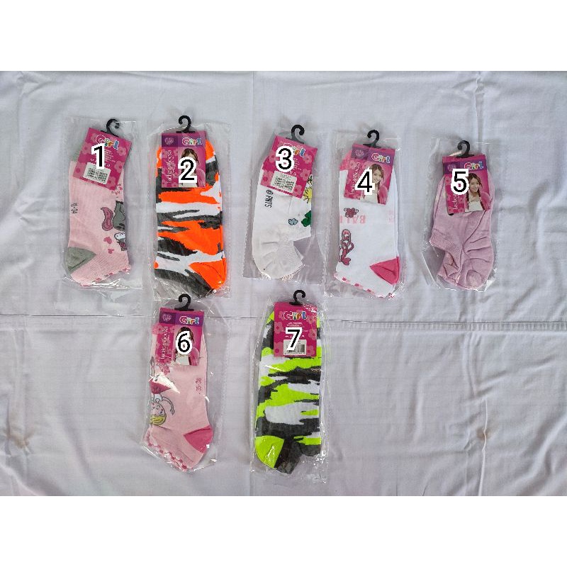 [PROMO] Kaos Kaus Kos Koas Kaki Pendek Wanita Pria Semata Kaki Import Murah Polos [Ladies Sock]Girl
