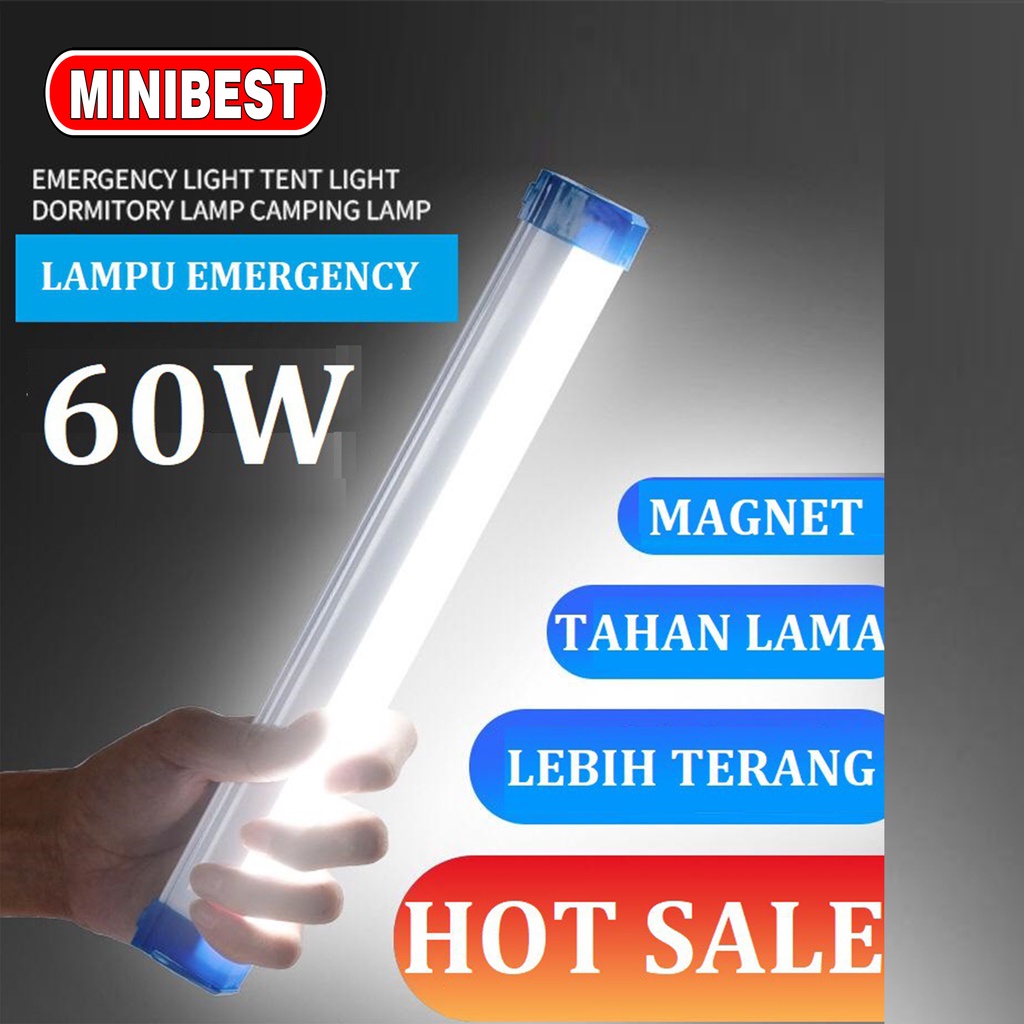 [MB] lampu emergency t5 60w super terang / lampu darurat T5 portable  60watt  - lampu emergency