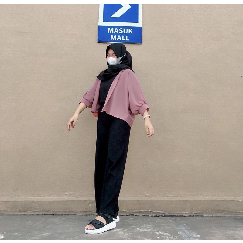 Zava Batwing Basic Outer Atasan Wanita-5