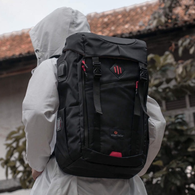 ARXHIVO BLACK |MANNEEDME x URBAN| Tas Ransel Punggung Pria Backpack ORIGINAL