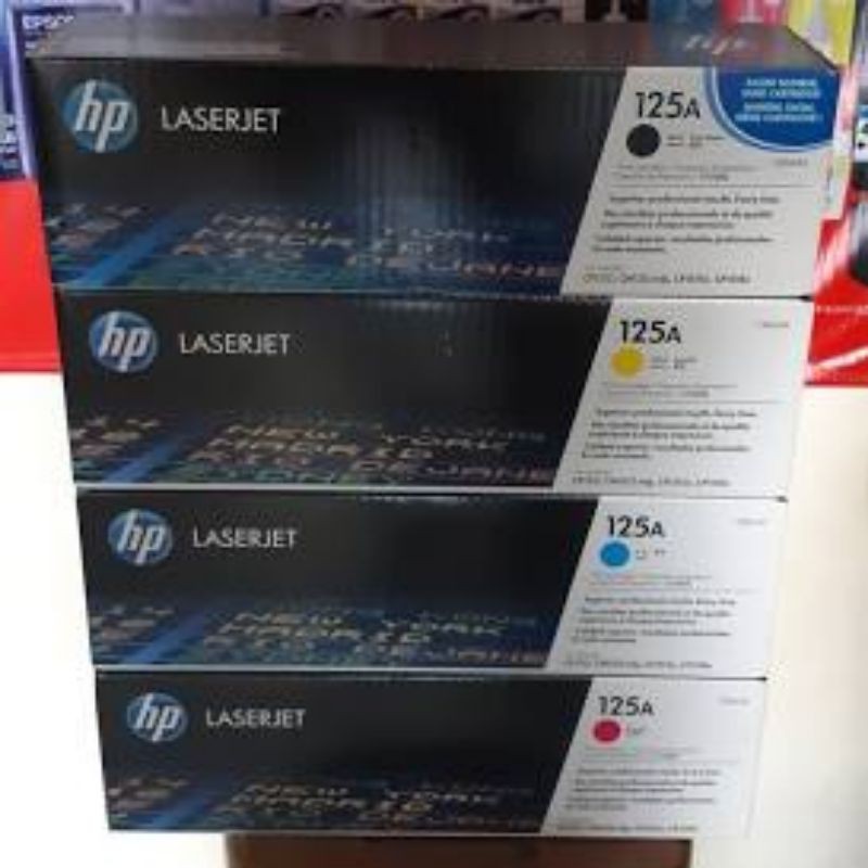 Toner hp 125a 1set Toner hp laserjet CB540A CB541A CB542A CB543A