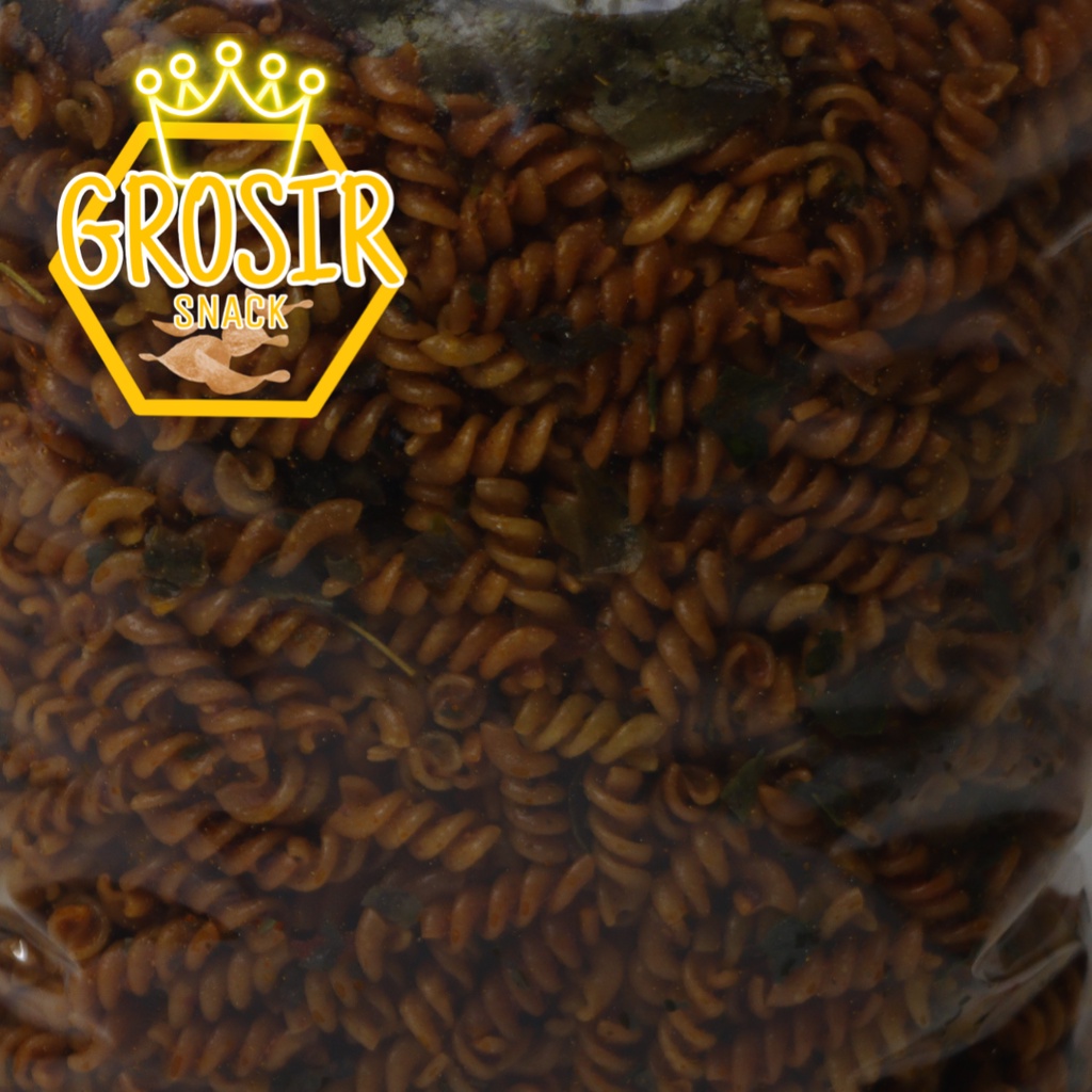 Makaroni Spiral Kriuk Seblak 100gr+ Daun jeruk extra