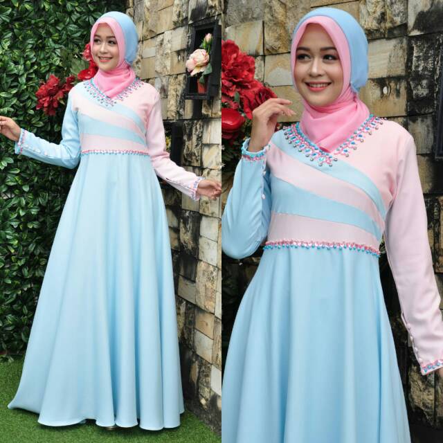 Gamis Ceruty Payet || Gamis Pesta