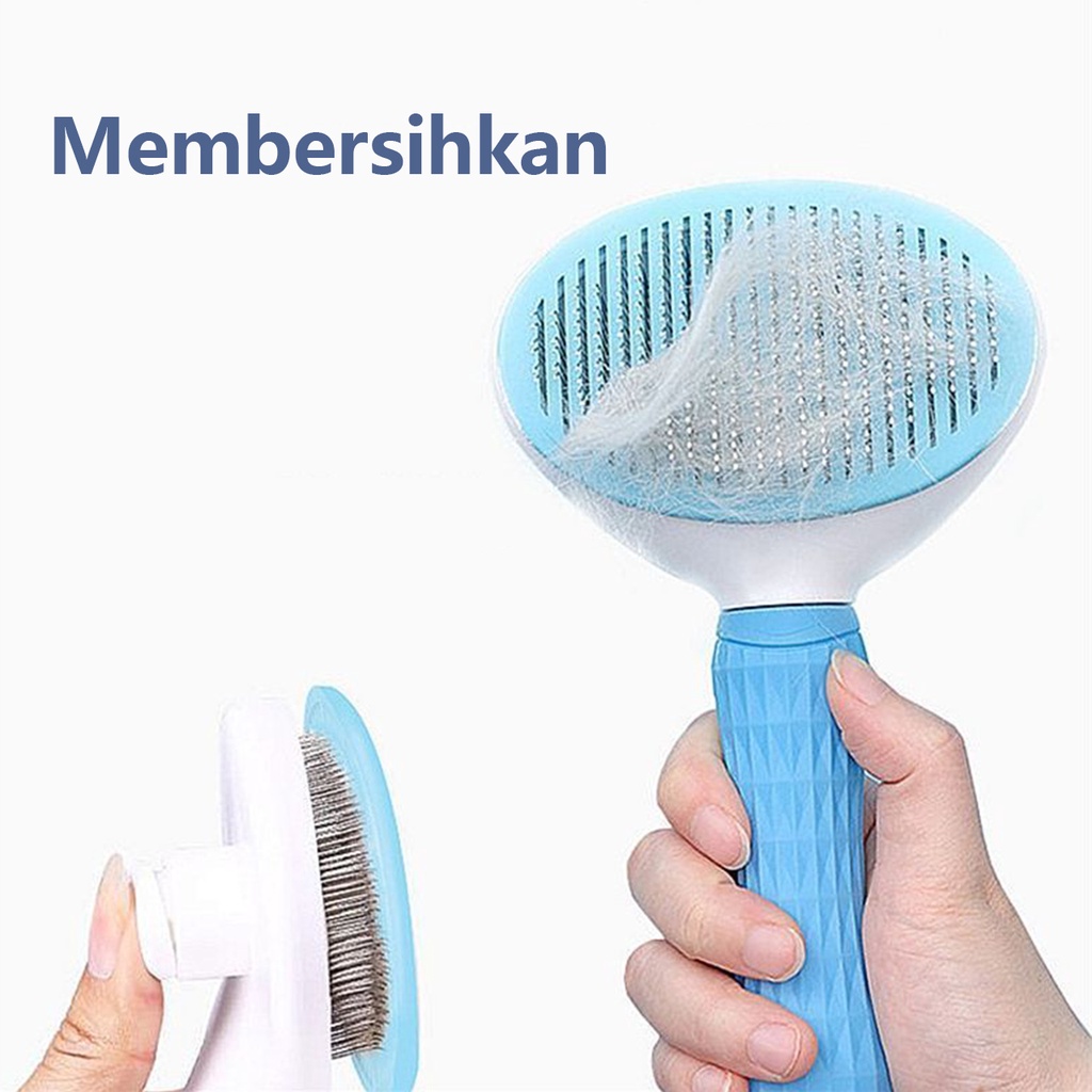 Pet’ oPedia  Sisir Sikat Slicker Bulu Rambut Anjing Kucing Pet Brush Comb Grooming Sisir Kucing Murah