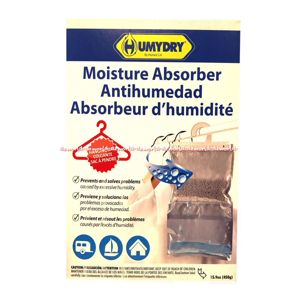 Humydry Moisture Absorber Antihumedad 450gr Penyerap Lembab Jamur di Lemari Pakaian Humy Dry