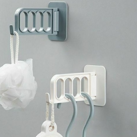 gantungan baju dinding lipat indoor hanger hook tempel dinding