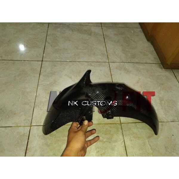 Front Fender yamaha xmax Carbon Kevlar Part Ori spakbor depan xmax 250