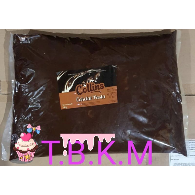 

SELAI COKELAT PASTA COLLINS 250Gr/choco Filling/selai cokelat isian