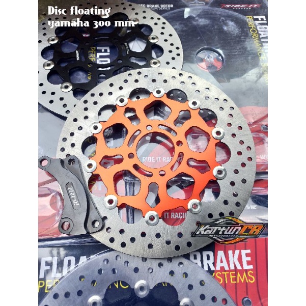 Piringan floating yamaha disc floating baut 4 yamaha diameter 300mm import ride it