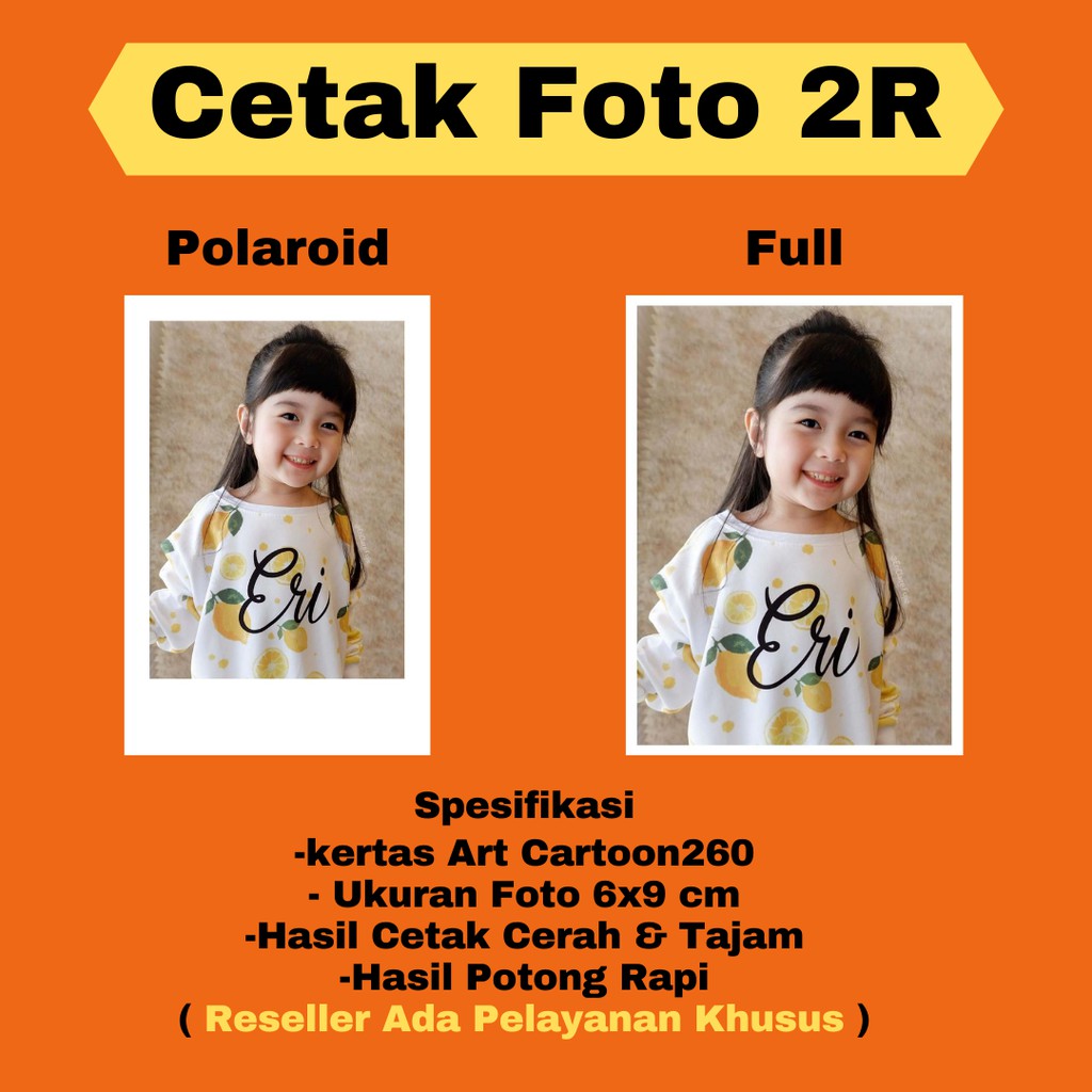 CETAK FOTO 2R POLAROID/FULL MURAH