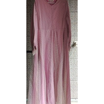 [PRELOVED] LONG DRESS GAMIS PREMIUM PESTA TILE ISMA HIJAB BY PUSPA NINTIA