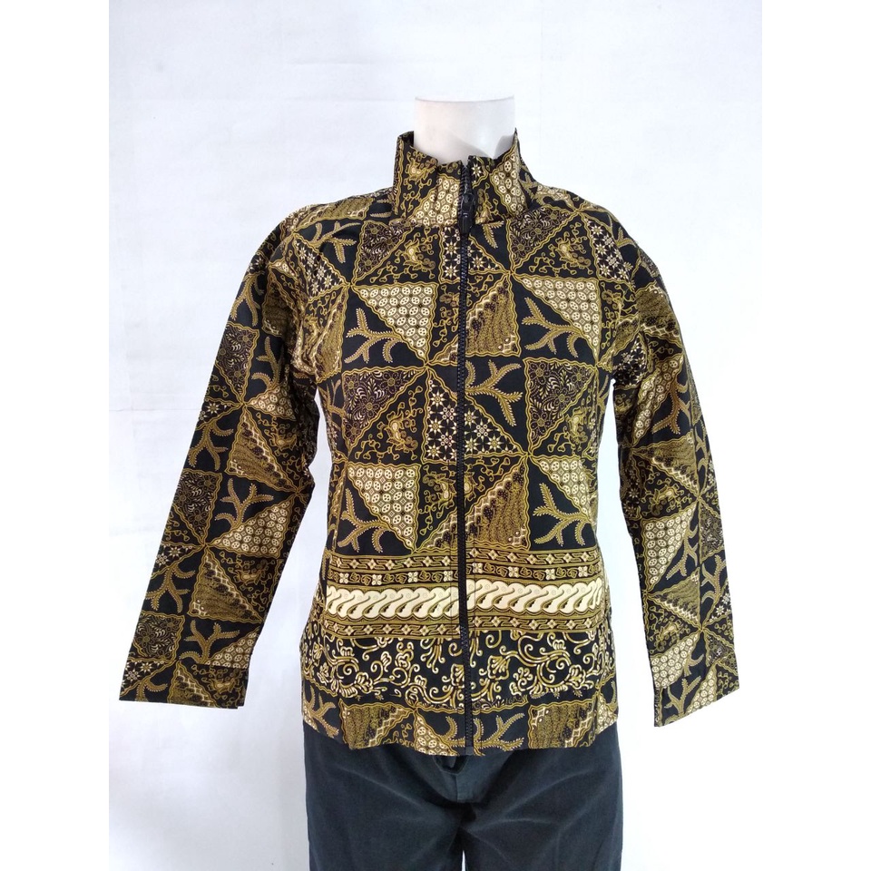 Blus Batik Jaket Wanita - Atasan Jaket Wanita