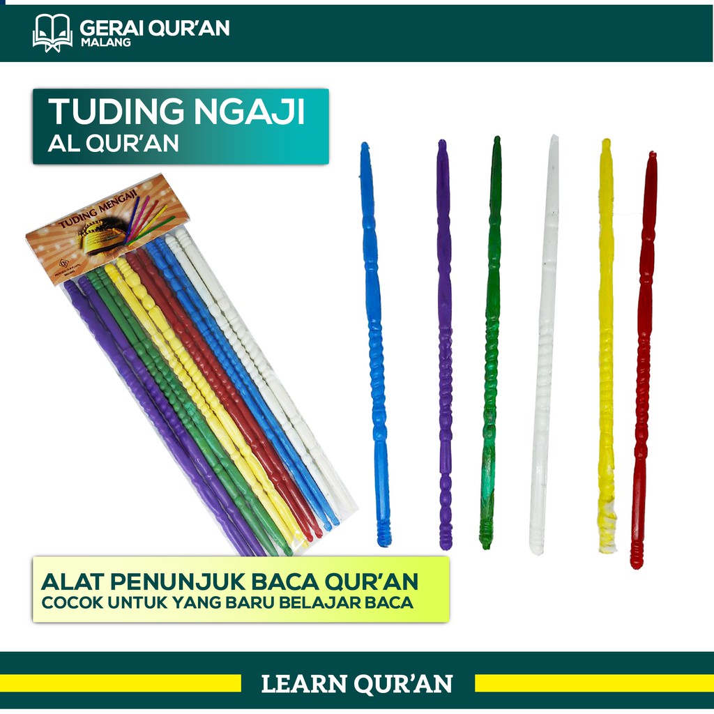 Tuding BIASA Kalam Penunjuk Ngaji Baca Al Quran Kualitas Biasa