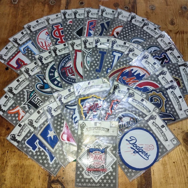 MLB original team logo Patch impor/ emblem baju bukan bordir