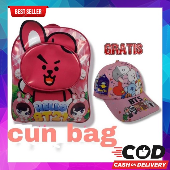 Tas Import Ori Korea Zm Baby/Tas Sekolah Sdsmaimport Korea/Tas Anak Mo Tas Sekolah Dan Topi Anak Per