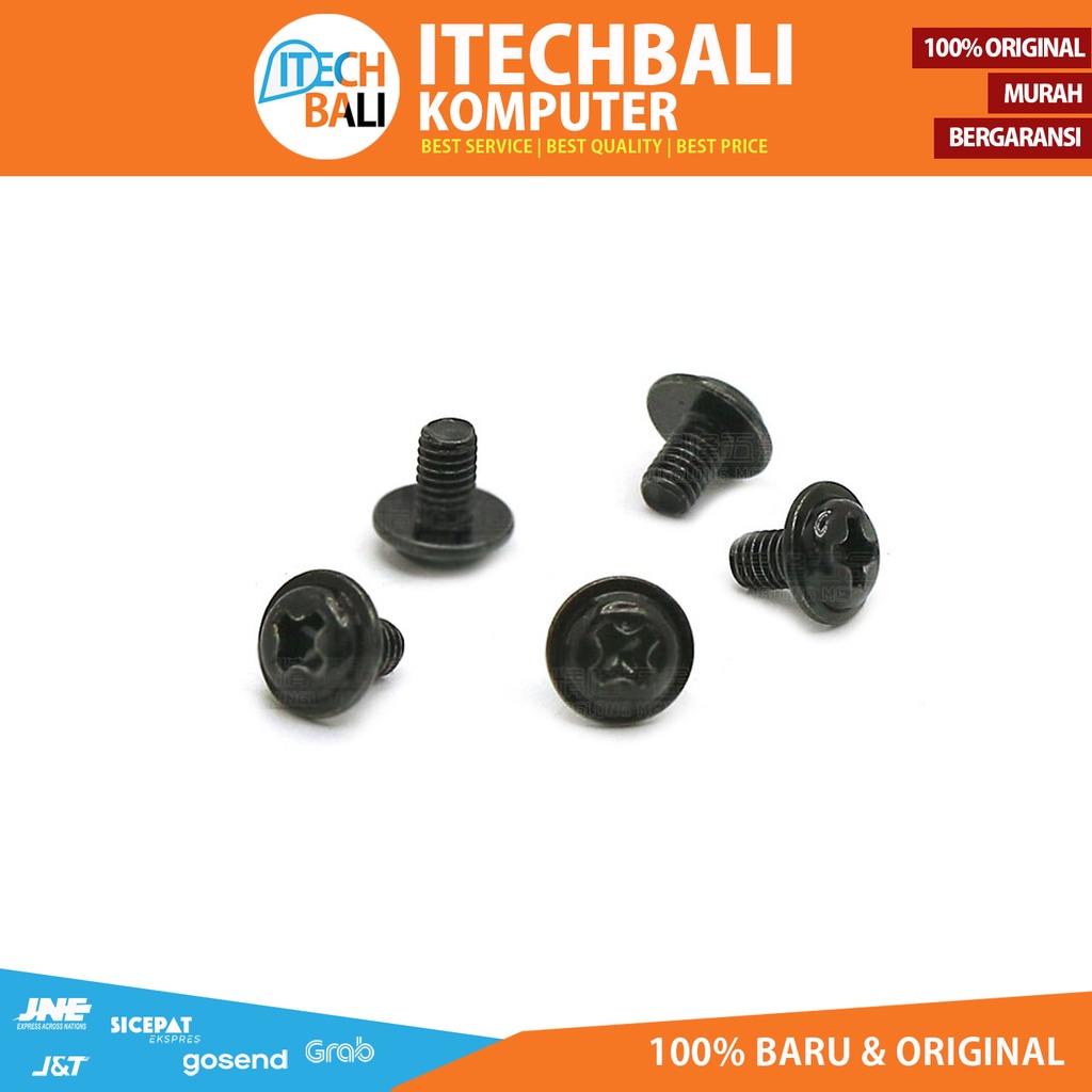 Baut Screw Sekrup Motherboard / SSD Komputer - Hitam | ITECHBALI