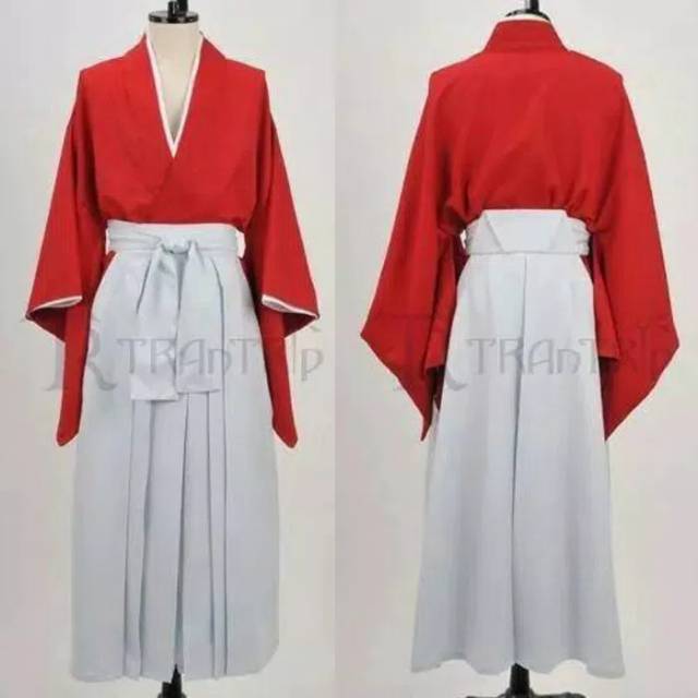 Yukata Kimono Kenshin Samurai x baju  tradisional adat  